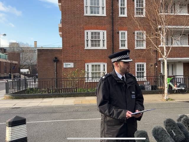Superintendent Jack Rowlands gave an update on the shooting
