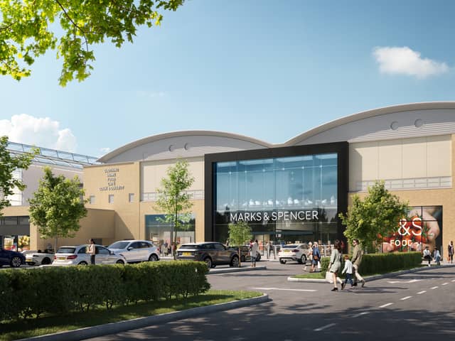 A CGI image of what the new M&S stores could look like 