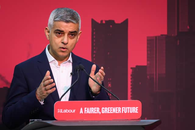 Mayor of London Sadiq Khan. Photo: Getty