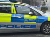 A police car