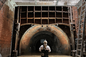 Thames Water’s Northern Outfall Sewer system is large enough to drive a van down.