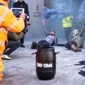 Extinction Rebellion activists target Michael Gove’s office. Credit: Extinction Rebellion