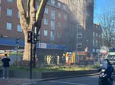 A fire broke out in the basement car park of Tesco in Thornton Heath. Credit: Yashika Jagwant.