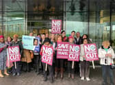 An Age UK London protest at City Hall. Photo: Age UK London