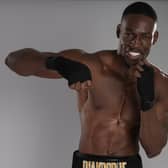  British Cruiserweight Champion Richard Riakporhe. Credit: LAWRENCE LUSTIG