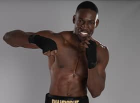  British Cruiserweight Champion Richard Riakporhe. Credit: LAWRENCE LUSTIG