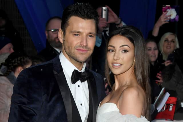  Mark Wright and Michelle Keegan attends the National Television Awards h