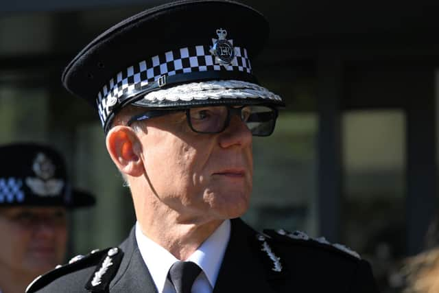 Metropolitan Police Commissioner Sir Mark Rowley