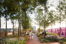 An artist’s impression of the Camden Highline 