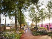 An artist’s impression of the Camden Highline 