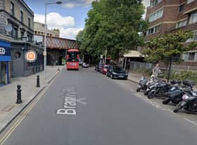 The attack happened on Bramley Road near Latimer Road Underground. Credit: Google Maps