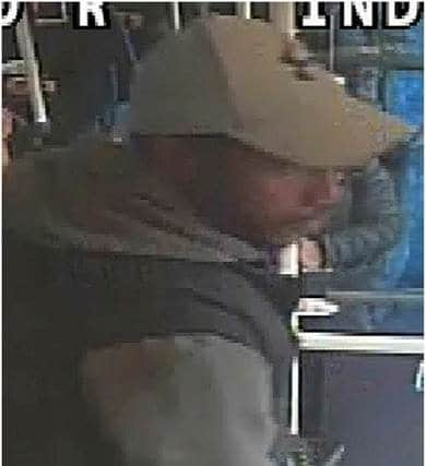 Police are hunting for a man who flashed teenage girls and performed “sexual acts” on himself while on buses in north London. Photo: Met Police