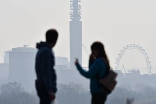 A high air pollution warning has been issued for London. Credit: Getty Images