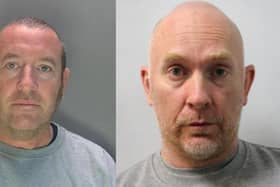 David Carrick (left) and Wayne Couzens (right) were both serving Met Police officers when they committed their crimes. Credit: MPS 