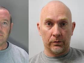 David Carrick (left) and Wayne Couzens (right) were both serving Met Police officers when they committed their crimes. Credit: MPS 