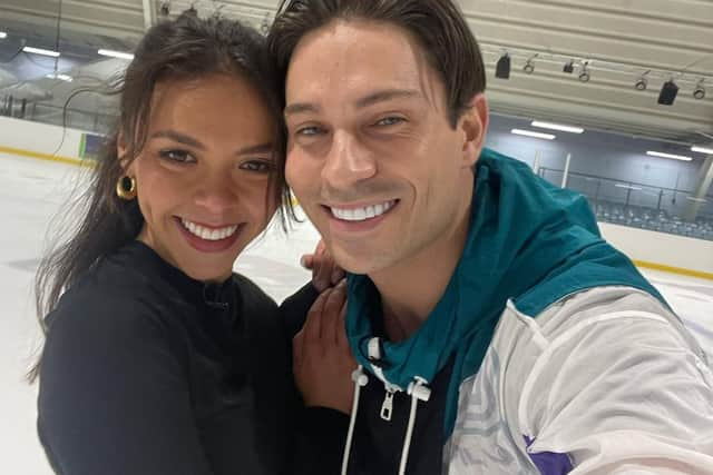 Vanessa Bauer has fallen for the ‘curse’ of Dancing on Ice multiple times over the last few years (@joeyessex - Instagram)