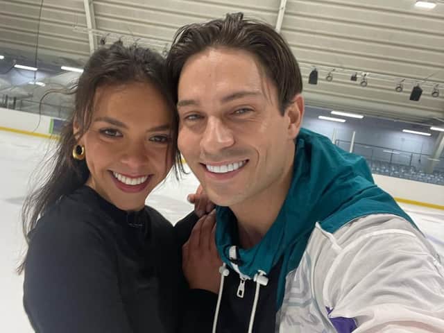 Vanessa Bauer has fallen for the ‘curse’ of Dancing on Ice multiple times over the last few years (@joeyessex - Instagram)