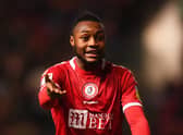  Antoine Semenyo of Bristol City reacts during the Sky Bet Championship match between Bristol City and Coventry City at Ashton Gate (Photo by Harry Trump/Getty Images)