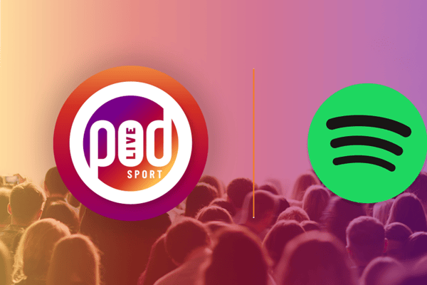 Spotify has been announced as the lead sponsor for Pod Live Sport 2023