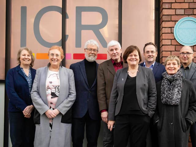 The team behind the discovery of the BRCA2 gene. Credit: PA