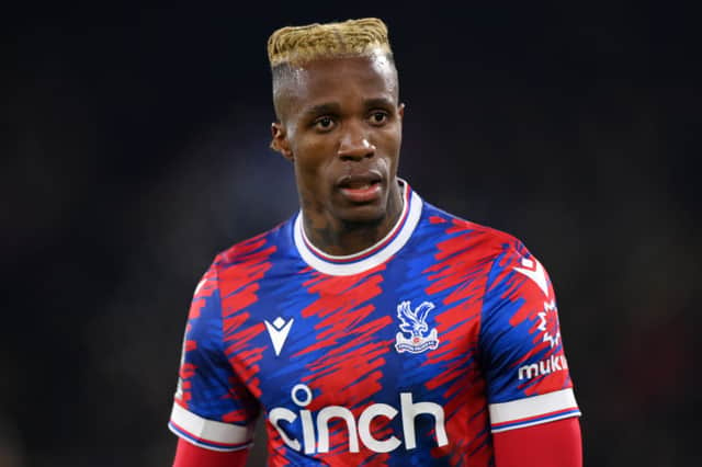 Wilfried Zaha of Crystal Palace during the Premier League match between Crystal Palace and Newcastle United at Selhurst Park  (Photo by Justin Setterfield/Getty Images)