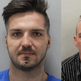 Ernestas Aleksandrovas (left) and Arturas Ptickinas (right) have been jailed for killing a homeless man. Credit: Met Police