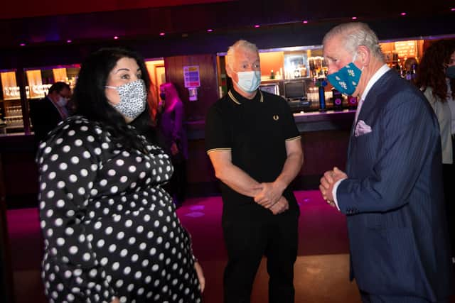 Night czar Amy Lame with King Charles. Photo: Getty