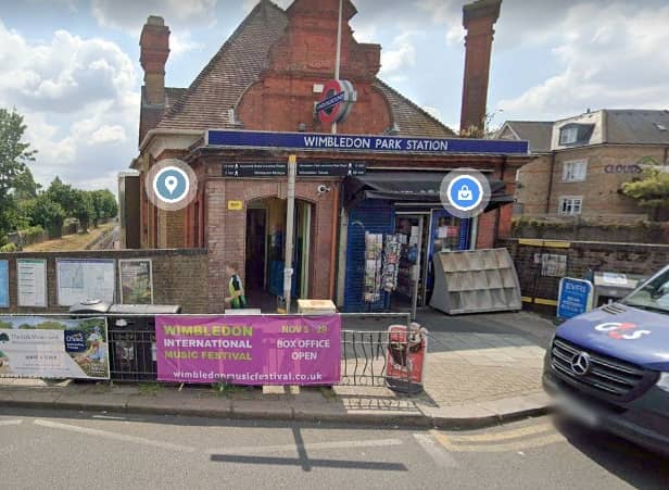 <p>A four-year-old boy was knocked down near Wimbledon Park Station. Credit: Google Maps</p>