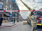 Rubble at the scene. Photo: LondonWorld
