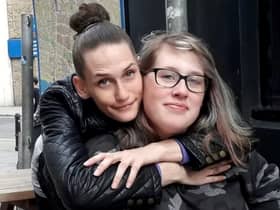 Tamara Davis (L) died in intensive care at the Royal Sussex and her sister Miya (R) has called her treatment ‘disgusting’.   