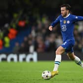  Ben Chilwell of Chelsea runs with the ball during the UEFA Champions League group E match between Chelsea FC and Dinamo Zagreb at Stamford Bridge 