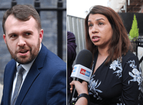 Tulip Siddiq, right, criticised fellow MP Jonathan Gullis for his “repulsive” attitude to missing migrant children. Photo: Getty
