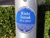 Pranksters erect blue plaque at spot where Rishi Sunak was hit with £100 fine for not wearing seatbelt