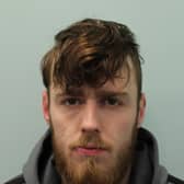 Joseph Ward, 24, reversed into a police officer to avoid being arrested has been jailed. Credit: Met Police