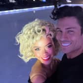 Joey Essex and Vanessa Bauer were reportedly caught kissing after Sunday night’s episode of Dancing on Ice (@vanessabauer_skates - Instagram)