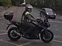 Police are looking for this motorcyclist, who may have witnessed a fatal collision.