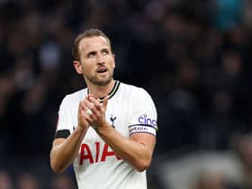 Harry Kane of Tottenham Hotspur acknowledges the fans following the Emirates FA Cup Third Round match between Tottenham Hotspur and Portsmouth 