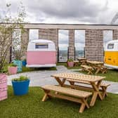 Work from home camper vans are available for residents