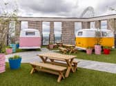 Work from home camper vans are available for residents