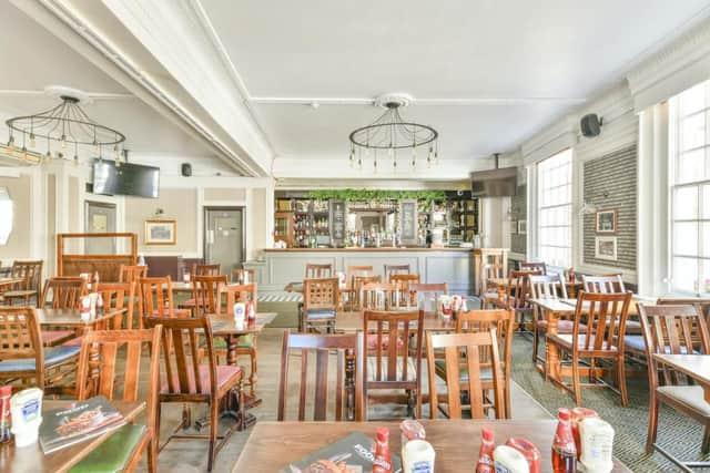 The upstairs function room on the first floor of Prince of Wales, Covent Garden