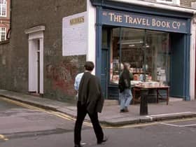 The Travel Book Shop in romance movie Notting Hill
