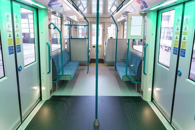 New DLR train leading carriage. Credit: TfL