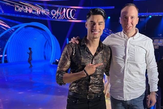 Matt Hancock has caused controversy after appearing in the audience to support Siva Kaneswaran on Dancing on Ice (@matthancockmp - Instagram)