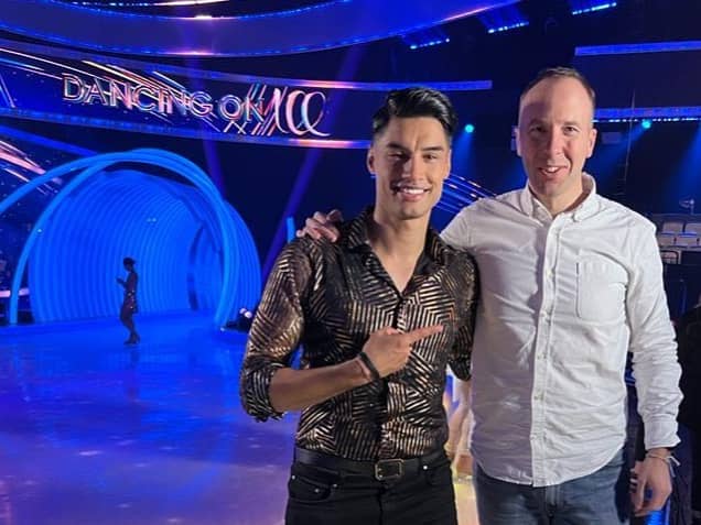 Matt Hancock has caused controversy after appearing in the audience to support Siva Kaneswaran on Dancing on Ice (@matthancockmp - Instagram)