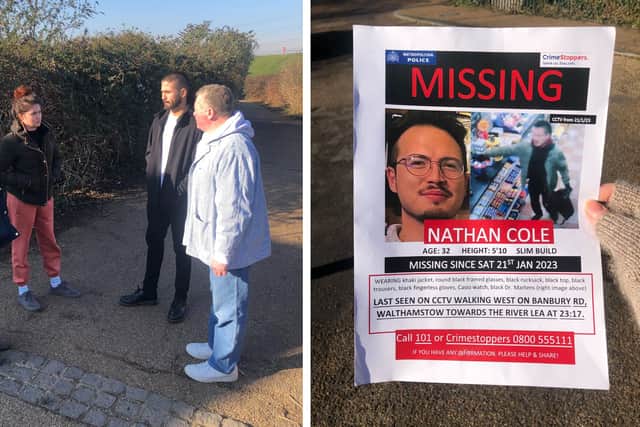 Nathan Cole’s family (left) is appealing for anyone with information to come forward.
