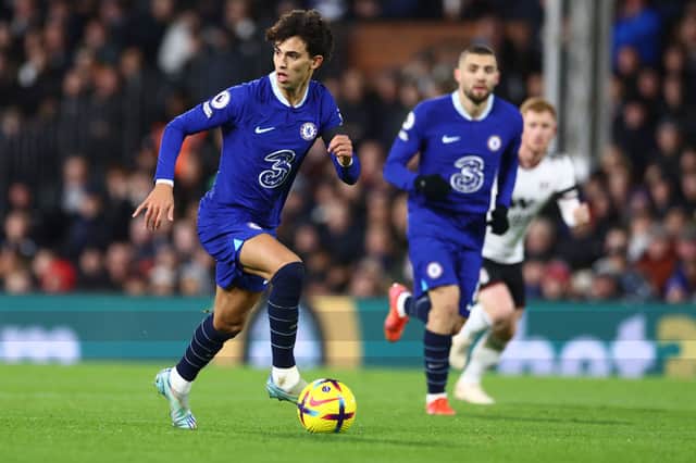 Joao Felix of Chelsea during the Premier League match between Fulham FC and Chelsea FC at Craven Cottage (Photo by Clive Rose/Getty Images)