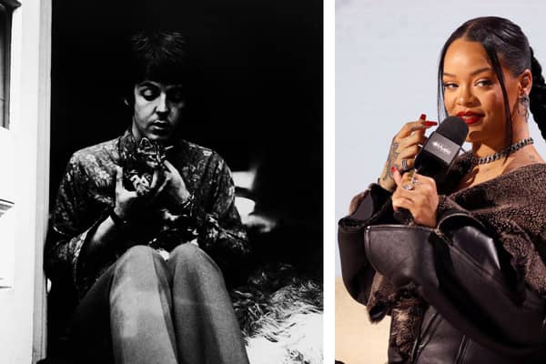 Among London’s richest celebs: Sir Paul McCartney and Rihanna.