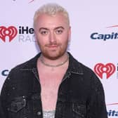 Sam Smith attends iHeartRadio (Getty)