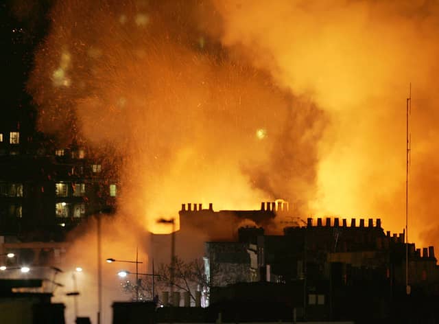 A large fire broke out in the historic Camden Market area on February 9, 2008.  (Picture: Harold Cunningham/Getty Images)