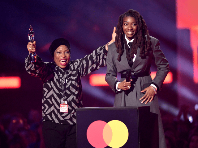 Little Simz took to the stage to collect her award for Best New Artist